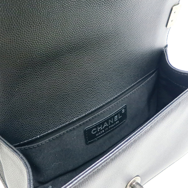 CHANELスーパーコピー シャネル ボーイ チェーン A67085 ショルダーバッグ キャビアスキン ブラック レディース - 商品画像 7