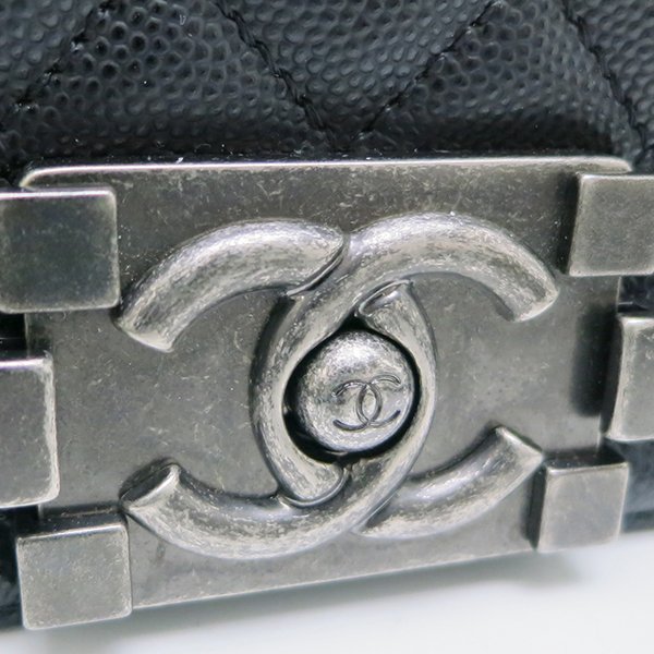 CHANELスーパーコピー シャネル ボーイ チェーン A67085 ショルダーバッグ キャビアスキン ブラック レディース - 商品画像 1