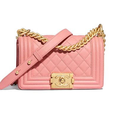 CHANEL シャネル BOY CHANEL スモール ハンドバッグ 2019春夏コレクション ボーイシャネル ピンク A67085 Y09939 N0897 - 商品画像 3