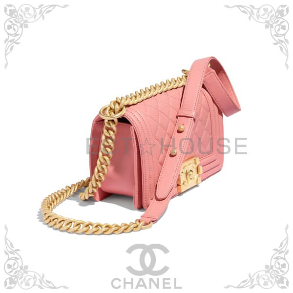 CHANEL シャネル BOY CHANEL スモール ハンドバッグ 2019春夏コレクション ボーイシャネル ピンク A67085 Y09939 N0897 - 商品画像 4