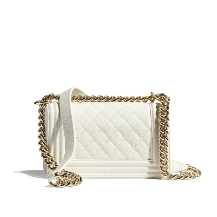 シャネルスーパーコピー CHANEL BOY CHANEL スモール ハンドバッグ ホワイト A67085 B05839 10601 - 商品画像 2