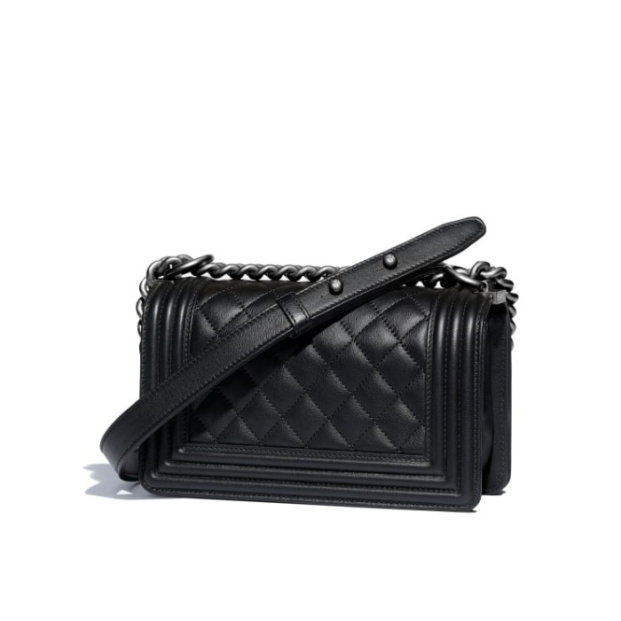 CHANELスーパーコピー シャネル BOY CHANEL スモール ハンドバッグ ブラック A67085 Y09953 94305 - 商品画像 4