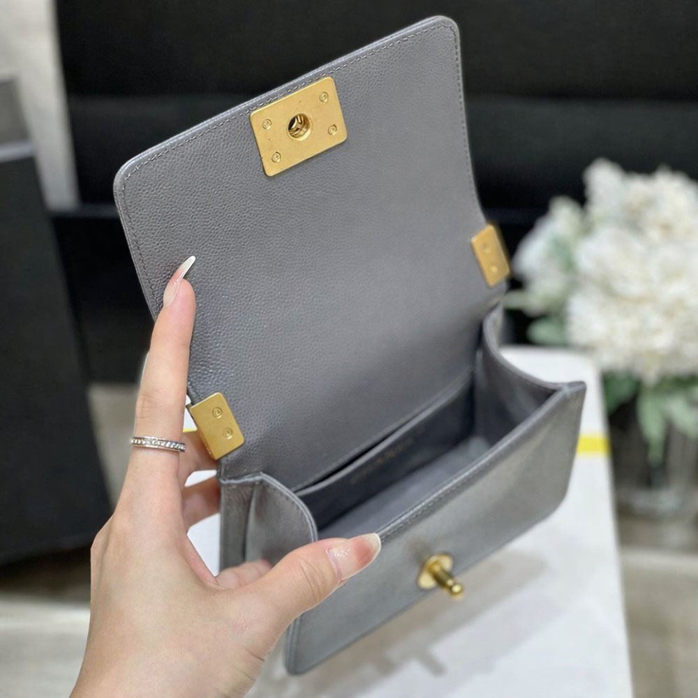 シャネル スーパーコピー Mini LeBoy チェーンバッグ A67364 グレー - 商品画像 5