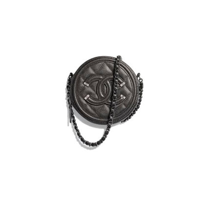 CHANELコピー シャネル 18AW バケットバッグ ブラック A81599 Y33345 0B858 ポーチ チェーンクラッチ - 商品画像 1