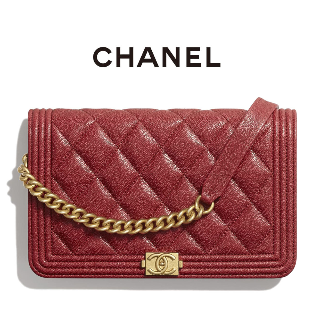 シャネル コーデのワンポイント BOY CHANELチェーンウォレットA81969 Y83621 N4711 - 商品画像 3