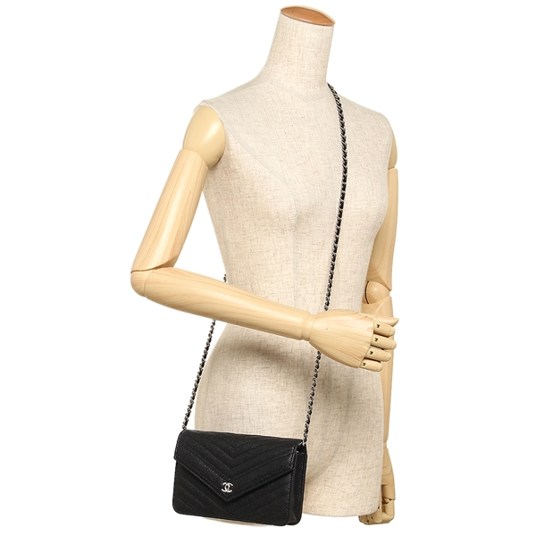 シャネルスーパーコピー ショルダーバッグ レディース CHANEL A84350 Y33119 94305 ブラック シルバー - 商品画像 8