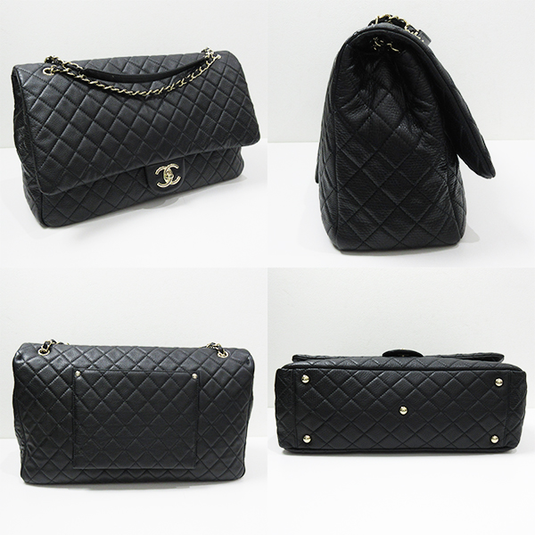 シャネルコピー バッグ マトラッセ XXL ジャンボマトラッセ A91169 フラップバッグ チェーンショルダー 黒 ブラック CHANEL レディース デカマトラッセ - 商品画像 3