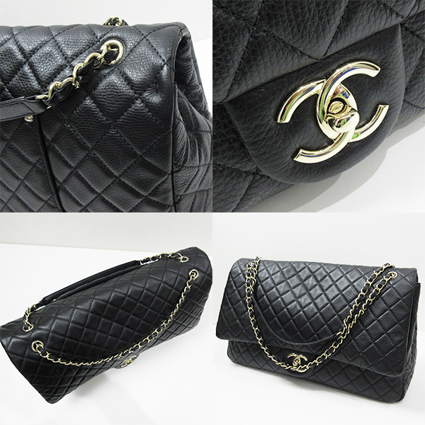 シャネルコピー バッグ マトラッセ XXL ジャンボマトラッセ A91169 フラップバッグ チェーンショルダー 黒 ブラック CHANEL レディース デカマトラッセ - 商品画像 4