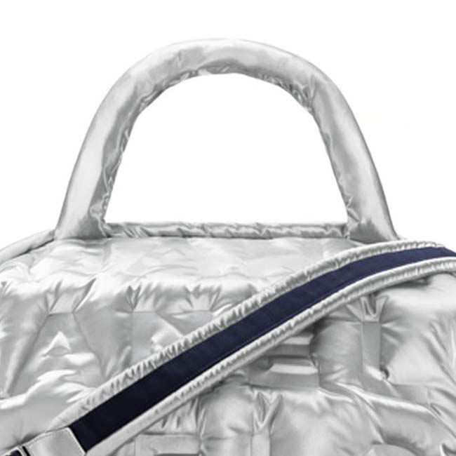 CHANELコピー ラージ ジップエンボスナイロンバッグ Silver A91935 Y82702 45002 - 商品画像 6