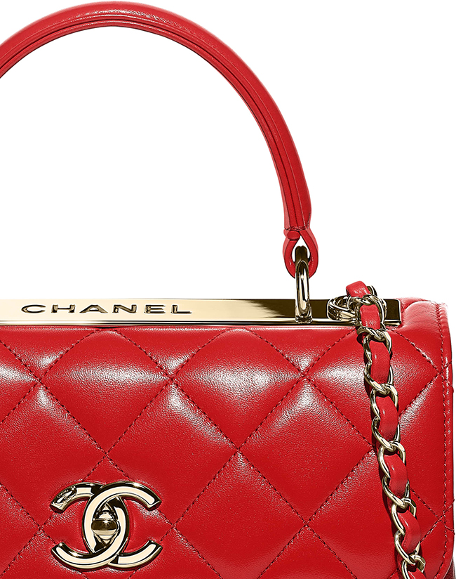 シャネル CHANEL ラムスキン◇スモールトップハンドルフラップバッグ A92236 Y60767 N0896 - 商品画像 1