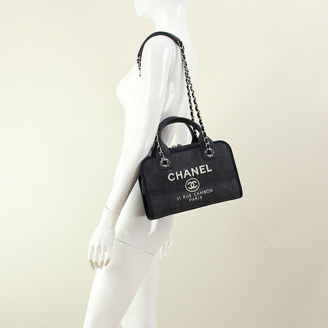シャネルスーパーコピー (CHANEL) ハンドバッグ A92749 デニムインディゴブルー レディース A92749 - 商品画像 3