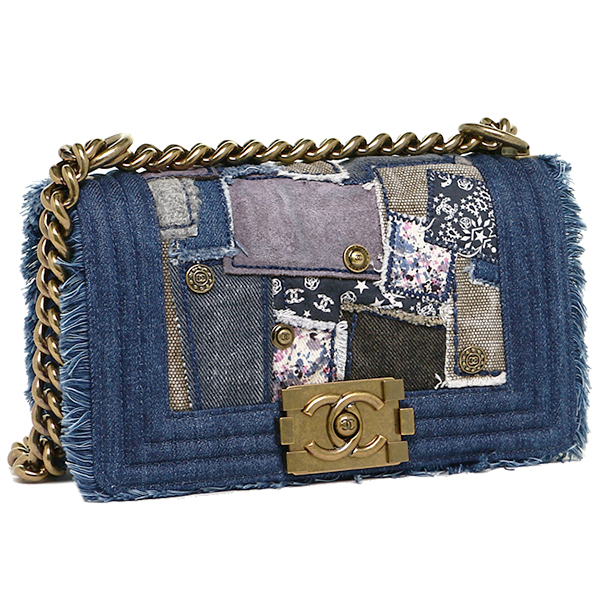 シャネルコピー CHANEL バッグ ショルダーバッグ シャネル バッグ CHANEL A92866 Y10892 C2084 SMALL BOY CHAENL FLAP BAG ゴールド金具 デニム ショルダーバッグ DENIM - 商品画像 4