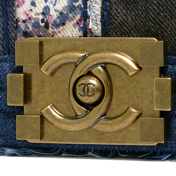 シャネルコピー CHANEL バッグ ショルダーバッグ シャネル バッグ CHANEL A92866 Y10892 C2084 SMALL BOY CHAENL FLAP BAG ゴールド金具 デニム ショルダーバッグ DENIM - 商品画像 8