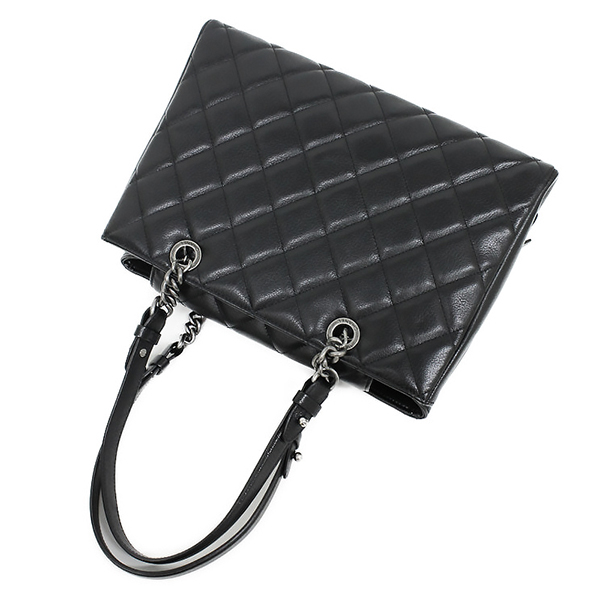 シャネルスーパーコピー Quilted City Rock ゴートスキン チェーン トートバッグ A93021 ブラック 黒 - 商品画像 1