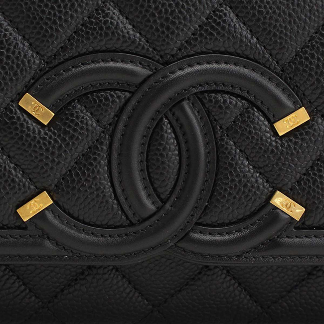 シャネルスーパーコピー (CHANEL) チェーンショルダーフラッバッグブラック レディース A93341 - 商品画像 8