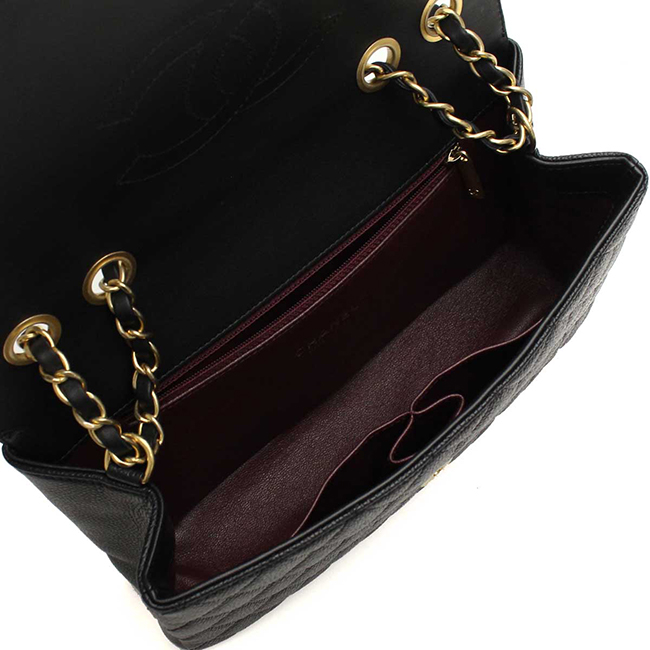 シャネルスーパーコピー (CHANEL) チェーンショルダーフラッバッグブラック レディース A93341 - 商品画像 5