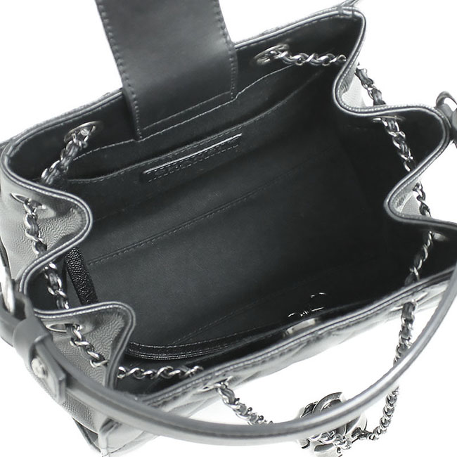 シャネルスーパーコピー マトラッセ CCバケット 2WAY チェーンショルダーバッグ ブラック 黒 A93354 - 商品画像 10