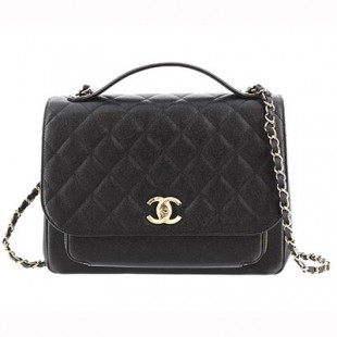 シャネルコピー CHANEL マトラッセ 2WAYチェーンショルダー キャビア 黒 ブラック シャンパンゴールド金具 A93608 - 商品画像 1