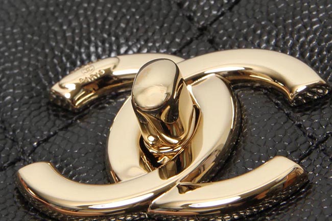シャネルコピー CHANEL マトラッセ 2WAYチェーンショルダー キャビア 黒 ブラック シャンパンゴールド金具 A93608 - 商品画像 3