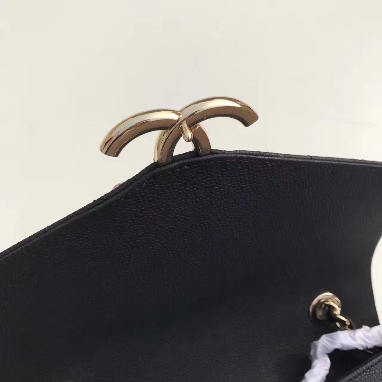 ブランドコピーシャネル chanel ハンドバッグ グレインド カーフスキン ブラック A93659 Y61153 C0201 - 商品画像 8