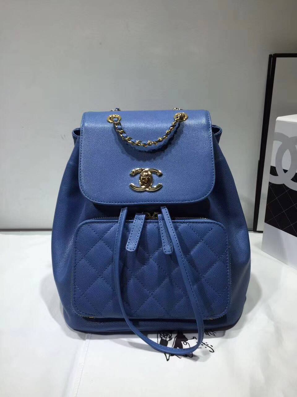 CHANELスーパーコピー プレゼントにもピッタリシンプルキレイ目バックパック A93748-02 - 商品画像 4