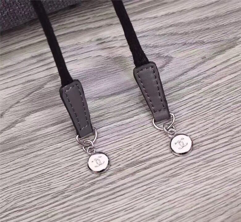 CHANELスーパーコピー シャネル ドーヴィル バックパック リュックサック チャコールグレーX黒 キャンバスXスパンコール A93787 - 商品画像 5