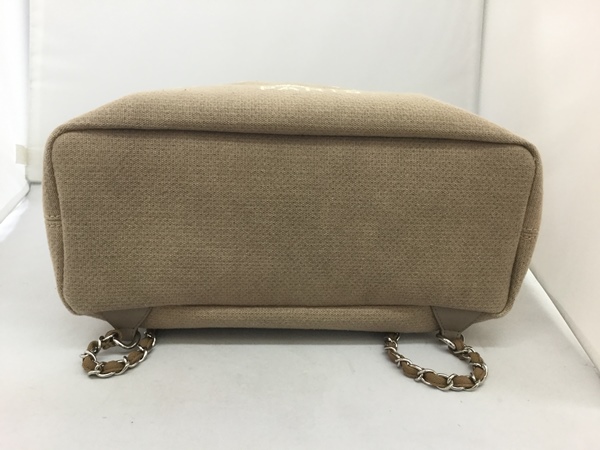 CHANELスーパーコピー シャネル ドーヴィル A93787 キャンパス×レザー ベージュ リュック バックパック ベージュ - 商品画像 1