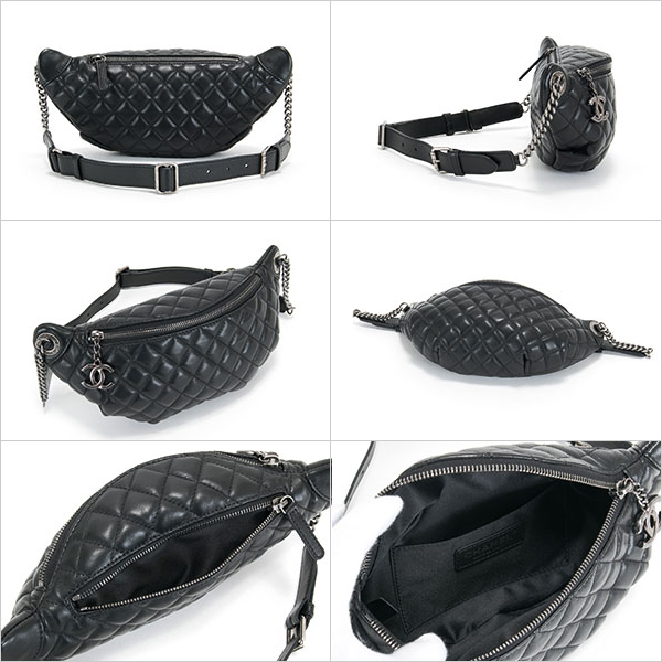シャネルバッグコピー CHANEL バッグ レディース ボディバッグ ウエストポーチ ノワールブラック A94102 Y04638 94305 NOIR - 商品画像 2