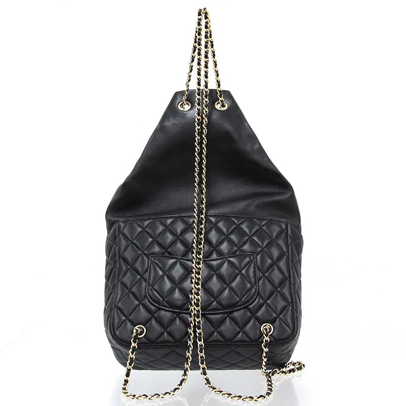 CHANELコピー シャネル バックパック マトラッセ ココマーク リュックサック デイバッグ ブラック ゴールドカラー金具 ラムスキン A94430 - 商品画像 2