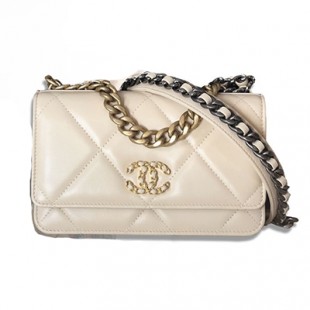 シャネル CHANEL19 チェーンウォレット AP0957 ベージュ ショルダーバッグ - 商品画像 2