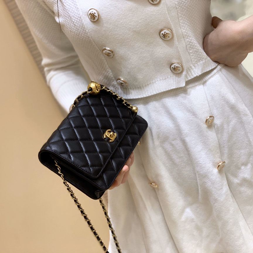 シャネル スーパーコピー ビッグパール WOC チェーンバッグ AP1450 - 商品画像 4