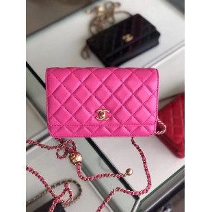 シャネル CHANEL ラムスキン チェーンウォレット ローズレッド AP1450 B02991 94309 - 商品画像 2
