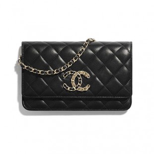 CHANELコピー シャネル ゴールドチェーンウォレット ブラック AP1794 B04335 94305 - 商品画像 1