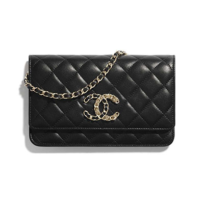 CHANELコピー シャネル ゴールドチェーンウォレット ブラック AP1794 B04335 94305 - 商品画像 4
