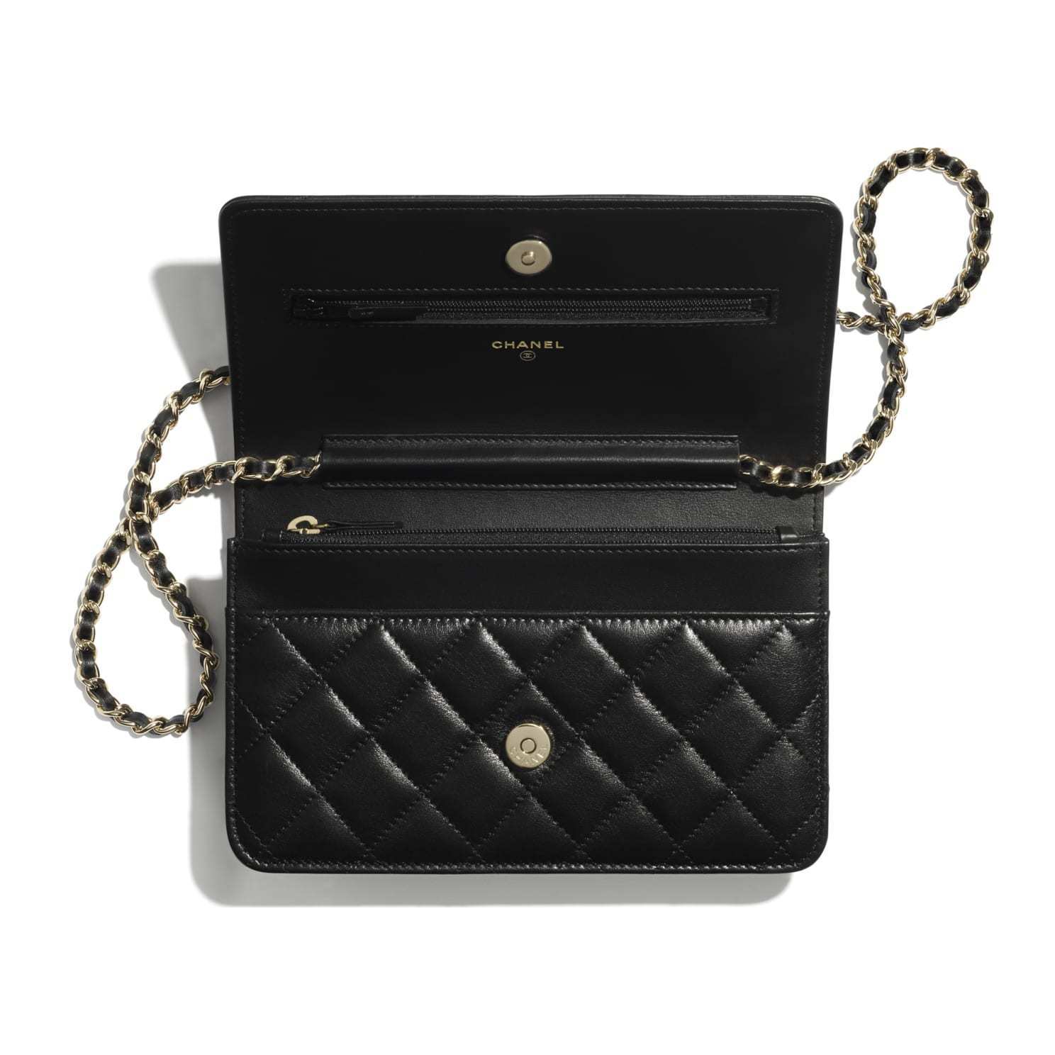 CHANELコピー シャネル ゴールドチェーンウォレット ブラック AP1794 B04335 94305 - 商品画像 5