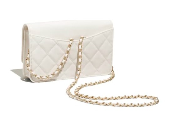 シャネルスーパーコピー CHANEL チェーンウォレット ゴートスキン ホワイト AP2020 B05132 10601 - 商品画像 5