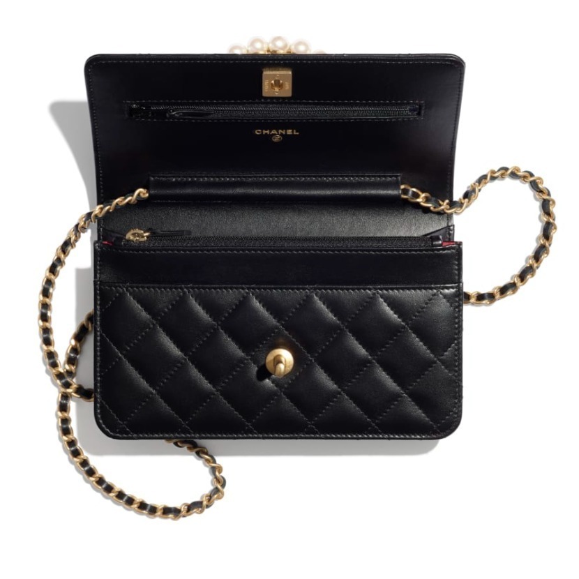 シャネル CHANEL チェーンウォレット ショルダーバッグ ブラック AP2272 B05945 94305 - 商品画像 5