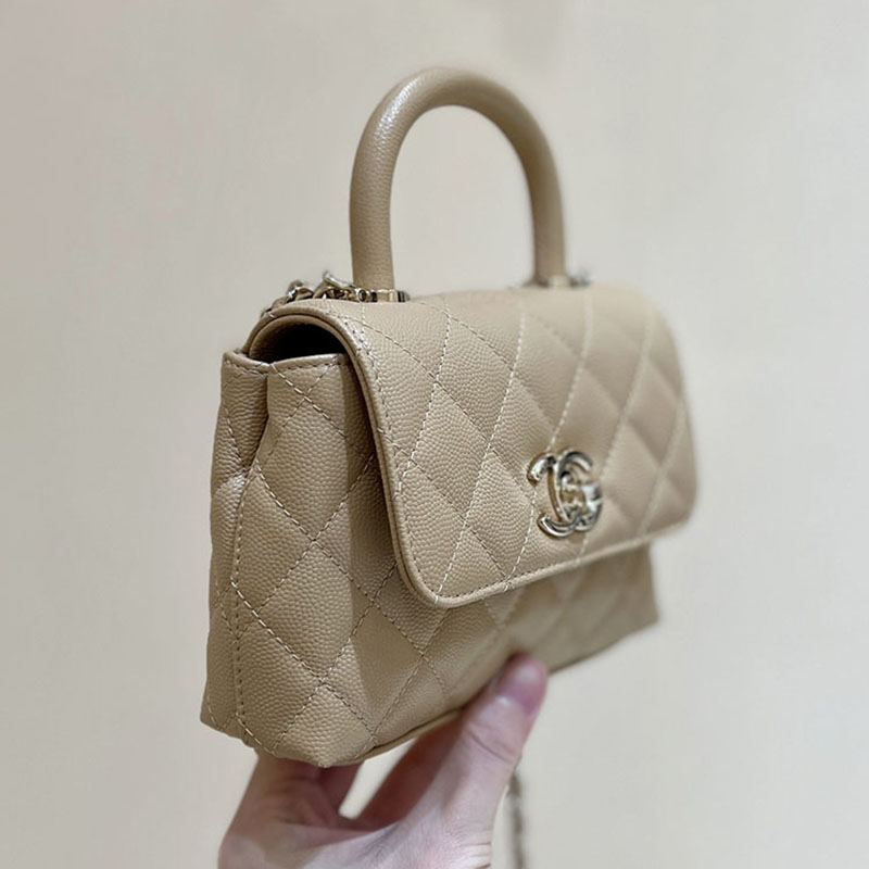 シャネル スーパーコピー CHANEL ココハンドル ミニバッグ ベージュ AP4244 - 商品画像 4