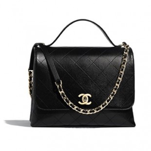 シャネルコピー CHANEL トップハンドル フラップ バッグ ブラック AS0882 B01107 94305 - 商品画像 1