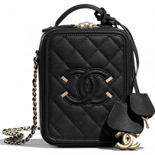 シャネル CHANEL バニティ ケース ショルダー CC キャビア チェーン AS0988 B01186 94305 - 商品画像 2