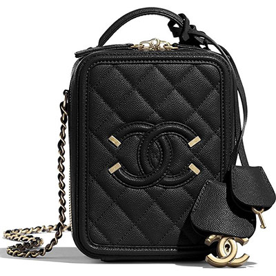シャネル CHANEL バニティ ケース ショルダー CC キャビア チェーン AS0988 B01186 94305 - 商品画像 6