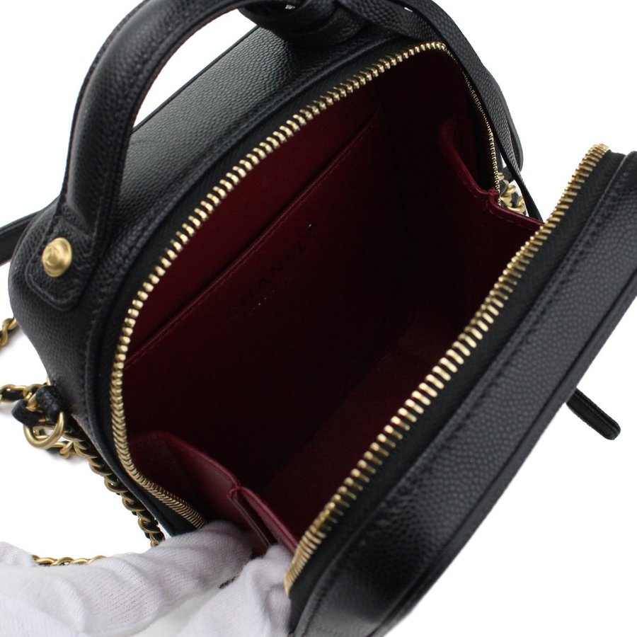 シャネル CHANEL バニティ ケース ショルダー CC キャビア チェーン AS0988 B01186 94305 - 商品画像 4