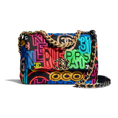 シャネルコピー chanel19 フラップ ショルダーバッグ チェーンバック ブラック マルチカラー AS1160 B05498 NC124 - 商品画像 4