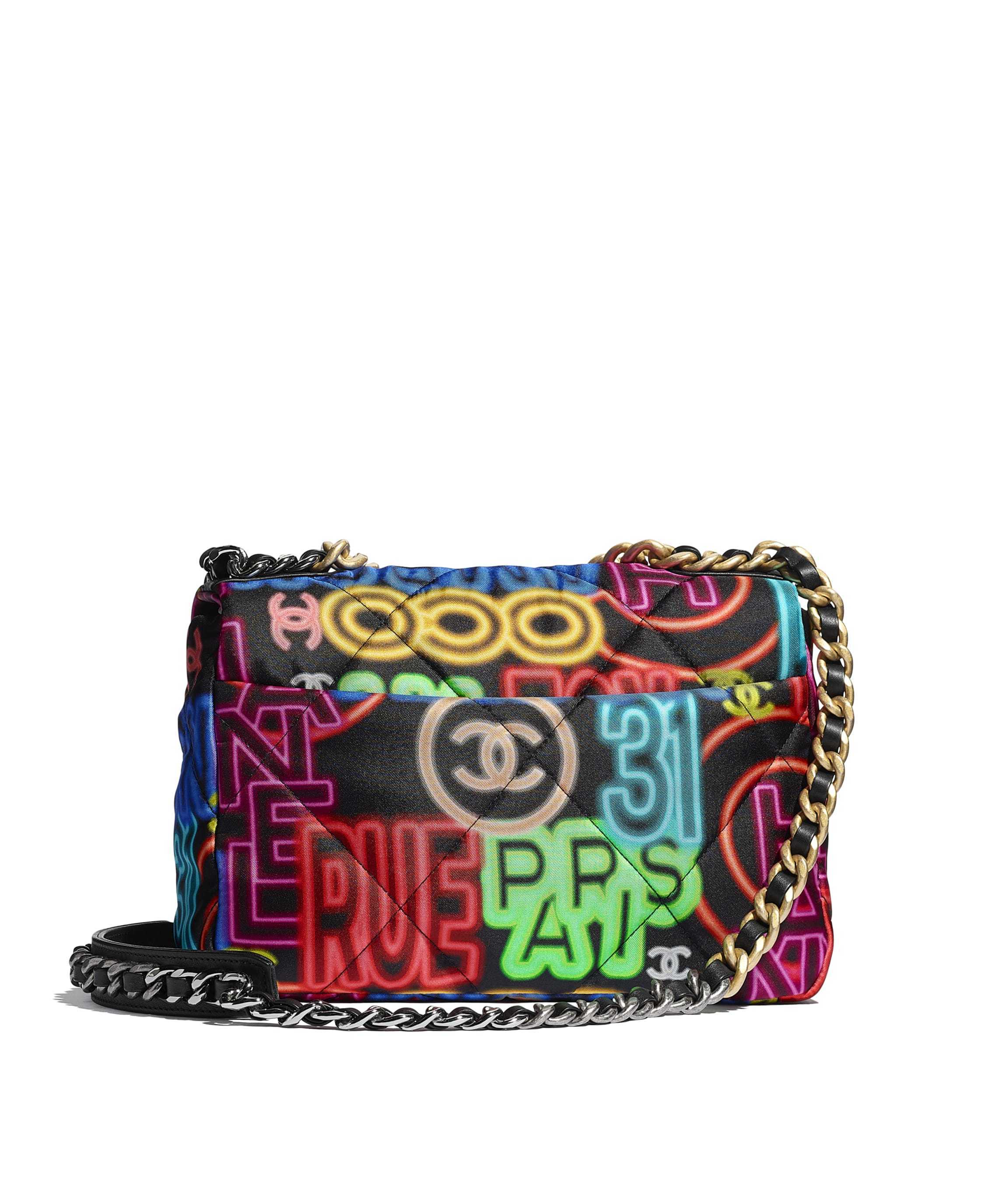 シャネルコピー chanel19 フラップ ショルダーバッグ チェーンバック ブラック マルチカラー AS1160 B05498 NC124 - 商品画像 5
