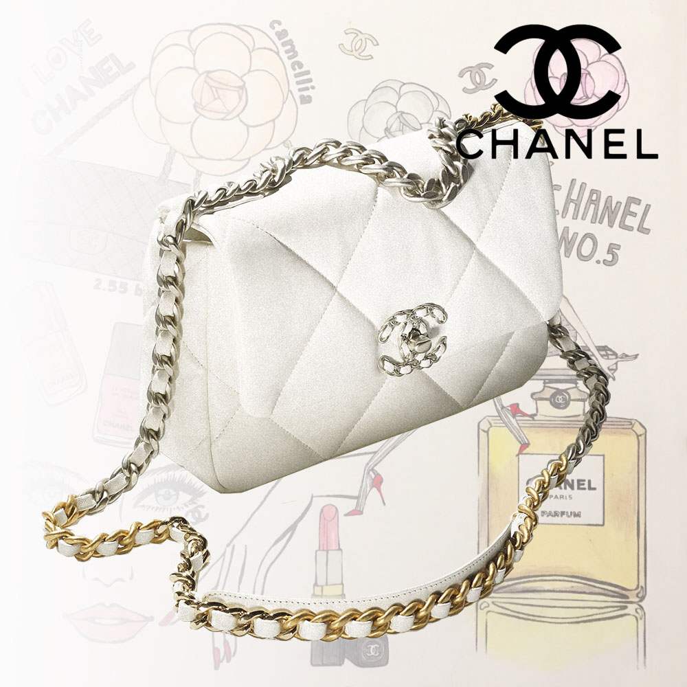 シャネル スーパーコピー CHANEL 19 ハンドバッグ ホワイト AS1160 B07327 10601 - 商品画像 8