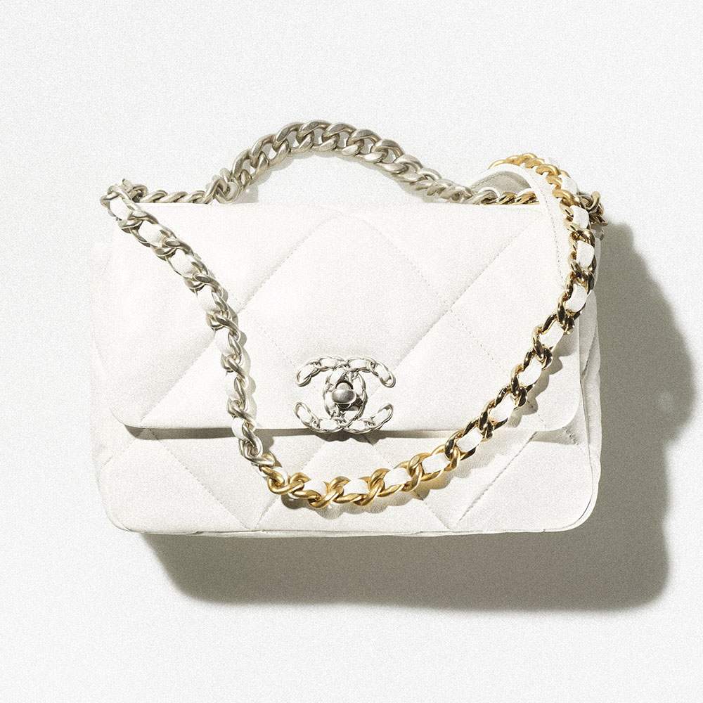 シャネル スーパーコピー CHANEL 19 ハンドバッグ ホワイト AS1160 B07327 10601 - 商品画像 4