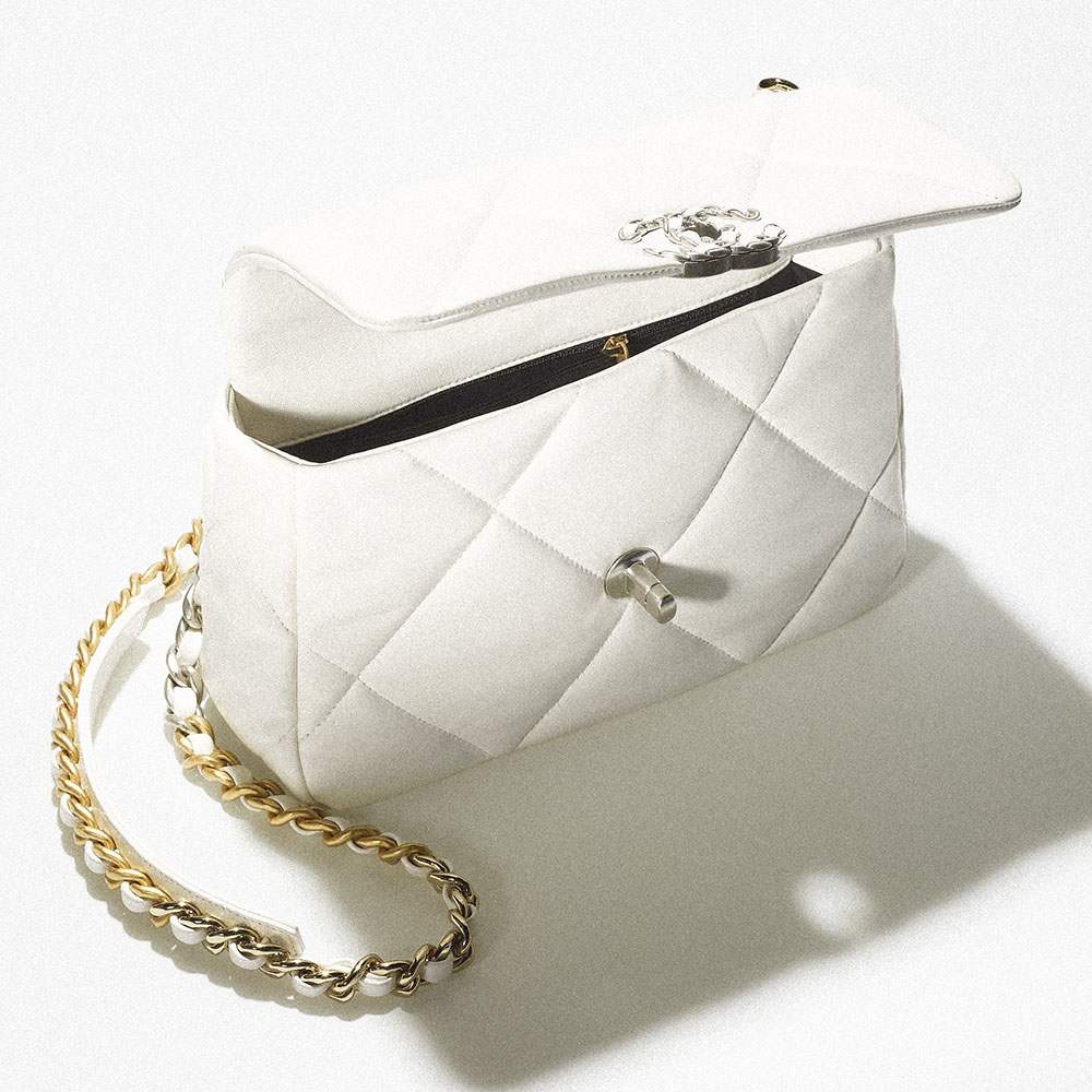 シャネル スーパーコピー CHANEL 19 ハンドバッグ ホワイト AS1160 B07327 10601 - 商品画像 6