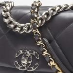 スーパーコピーシャネル CHANEL 19 ハンドバッグ グレー AS1160 B07327 NR653 - 商品画像 5