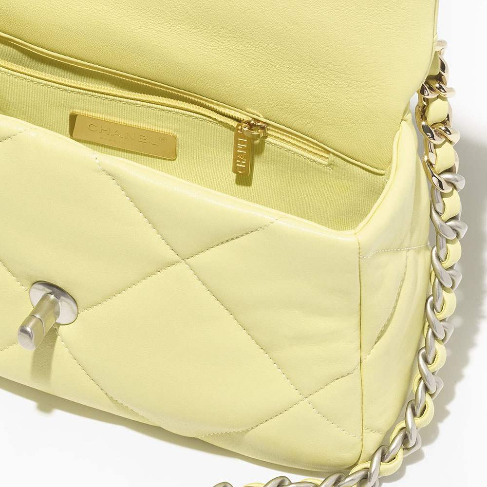 シャネル スーパーコピー CHANEL 19 ハンドバッグ イエロー AS1160 B07327 NS835 - 商品画像 6