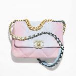 シャネル スーパーコピー CHANEL 19 ハンドバッグ ブルー & ピンク AS1160 B15082 NT299 - 商品画像 7